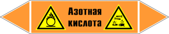 Маркировка трубопровода "азотная кислота" (k21, пленка, 126х26 мм)" - Маркировка трубопроводов - Маркировки трубопроводов "КИСЛОТА" - Магазин охраны труда и техники безопасности stroiplakat.ru